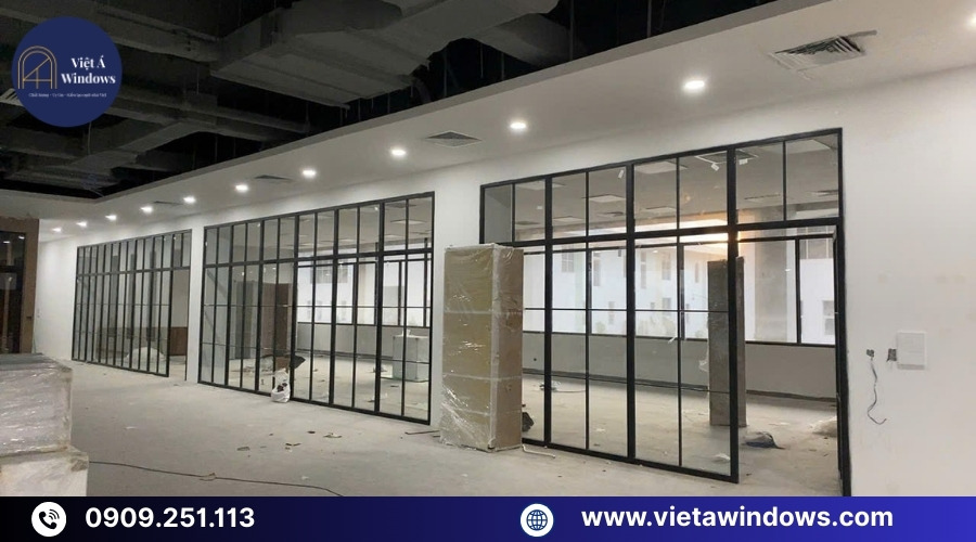 Lợi ích cửa nhôm kính và vách nhôm kính hiện đại
