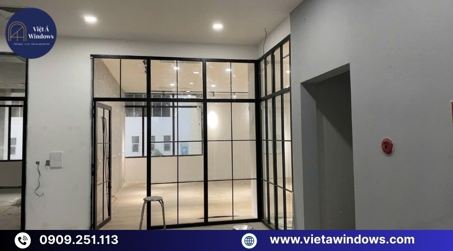 Quy trình đặt hàng và thi công cửa nhôm kính tại Việt Á Windows