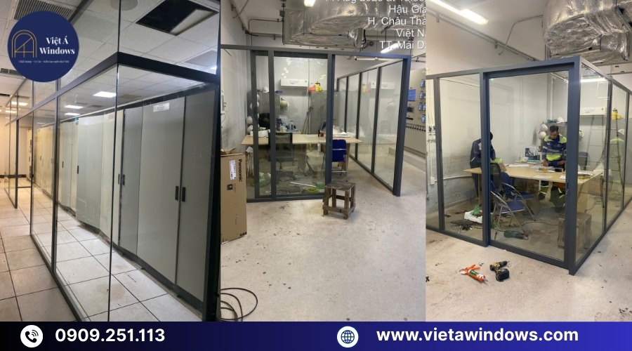 Ứng dụng cửa nhôm kính và vách nhôm kính trong công trình